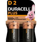 Батарейка Duracell PIus LR20 D BL2 Alkaline 1.5V (2/20) 2шт/уп Батарейка Duracell PIus LR20 D BL2 Alkaline 1.5V (2/20) 2шт/уп