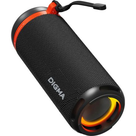Портативная акустика Digma D-PS1521 черный 16W 2.0 BT 10м 1800mAh (PS1521B)