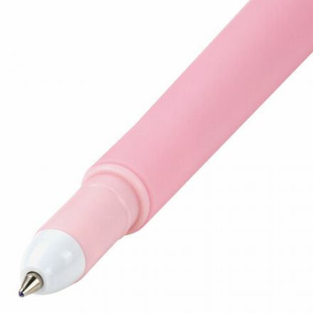 Ручка фигурная шариковая ЮНЛАНДИЯ "Единорог", мягкий силиконовый корпус, ассорти, СИНЯЯ, пишущий узел 0,7 мм, 143776