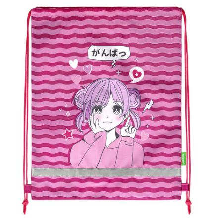 Мешок для обуви BRAUBERG KIDS, светоотражающая полоса, 46х36 см, "Anime style", 272391 Мешок для обуви BRAUBERG KIDS, светоотражающая полоса, 46х36 см, "Anime style", 272391