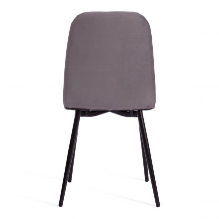 Стул Tetchair ARC Велюр/металл , 46 х 52 х 88 см, темно-серый/черный Стул Tetchair ARC Велюр/металл , 46 х 52 х 88 см, темно-серый/черный