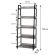 Стеллаж на металлокаркасе BRABIX "LOFT SH-003", 600х350х1500 мм, 5 полок, цвет дуб антик, 641235