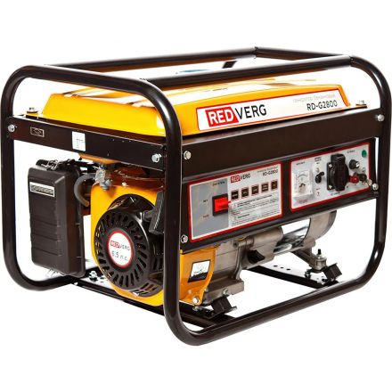 Генератор бензиновый REDVERG RD-G2800, 2.5кВт, AVR (6631524)