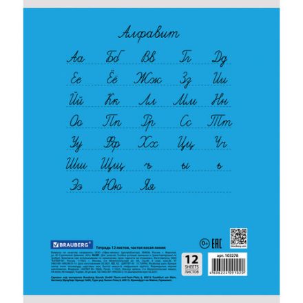 Тетрадь 12 л. BRAUBERG КЛАССИКА, частая косая линия, обложка картон, АССОРТИ (5 видов), 103278 Тетрадь 12 л. BRAUBERG КЛАССИКА, частая косая линия, обложка картон, АССОРТИ (5 видов), 103278