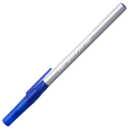 Ручка шариковая с грипом BIC "Round Stic Exact", СИНЯЯ, корпус серый, узел 0,7 мм, линия письма 0,28 мм, 918543 Ручка шариковая с грипом BIC "Round Stic Exact", СИНЯЯ, корпус серый, узел 0,7 мм, линия письма 0,28 мм, 918543