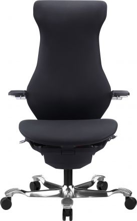 Эргономичное кресло Everprof Atom Black (Атом Блэк) Экокожа Черный