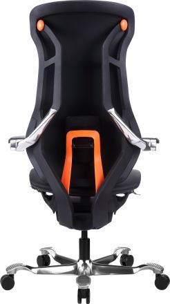 Эргономичное кресло Everprof Atom Black (Атом Блэк) Экокожа Черный