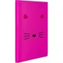 Скоросшиватель пластиковый A4 Комус Класс Kitty розовая