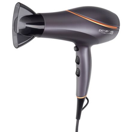 Фен POLARIS PHD 2290Ti Tourmaline, 2200 Вт, 2 скорости, 3 температурных режима, графитовый, 49824 Фен POLARIS PHD 2290Ti Tourmaline, 2200 Вт, 2 скорости, 3 температурных режима, графитовый, 49824