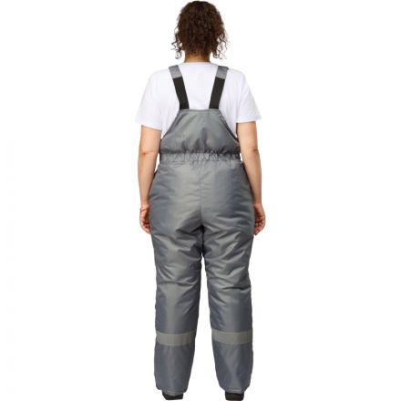 Полукомбинезон рабочий зимний женский з46-ПК серый (р.52-54) 158-164 Полукомбинезон рабочий зимний женский з46-ПК серый (р.52-54) 158-164