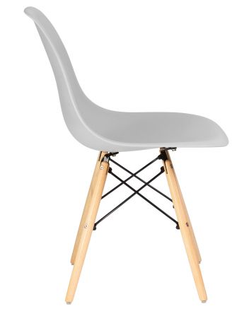 Стул обеденный DOBRIN DSW, ножки светлый бук, цвет светло-серый (GR-01) Стул обеденный DOBRIN DSW, ножки светлый бук, цвет светло-серый (GR-01)
