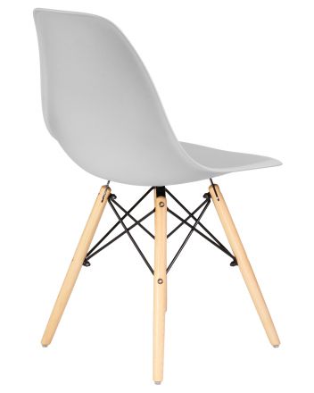 Стул обеденный DOBRIN DSW, ножки светлый бук, цвет светло-серый (GR-01) Стул обеденный DOBRIN DSW, ножки светлый бук, цвет светло-серый (GR-01)