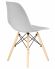 Стул обеденный DOBRIN DSW, ножки светлый бук, цвет светло-серый (GR-01) Стул обеденный DOBRIN DSW, ножки светлый бук, цвет светло-серый (GR-01)