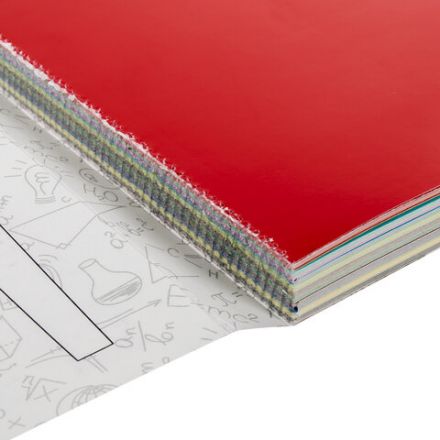 Картон цветной А4 МЕЛОВАННЫЙ, 48 листов, 12 цветов, склейка, BRAUBERG, 200х290 мм, 113552