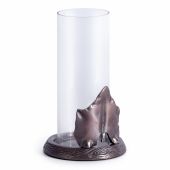 Подсвечник Secret De Maison LEAF1 ( mod. 9378 ) алюминиевый сплав, 12x11,5x21 см, платина/copper plating