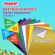 Картон цветной А4 немелованный (матовый), ВОЛШЕБНЫЙ, 10 листов 10 цветов, в папке, ПИФАГОР, 200х290 мм, "Лисенок", 129912