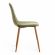 Стул BREEZE (mod. 4724) Велюр/металл , 44 х 53 х 87 см, Green (зеленый) HLR54 / натуральный