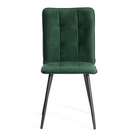 Стул обеденный Medeo LT, флок , серый/черный, 29, 45х56х89 см