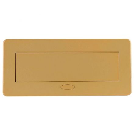 Блок розеток гориз.выд-я 2euro 16a,2usb a с бл.5в/2.1а,пр-ка,зол-й,SHS018-G