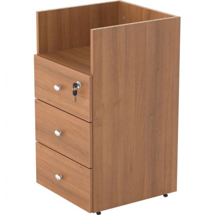 Тумба приставная Easy One LT 22/16 400 орех new 3 ящ