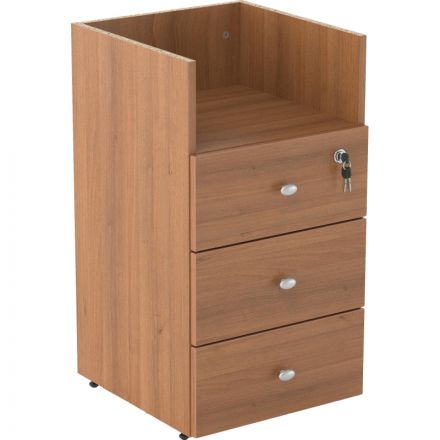 Тумба приставная Easy One LT 22/16 400 орех new 3 ящ