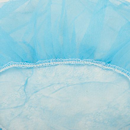 Шапочка-берет голубая, КОМПЛЕКТ 100 шт., спанбонд 14 г/м2, KLEVER Шапочка-берет голубая, КОМПЛЕКТ 100 шт., спанбонд 14 г/м2, KLEVER