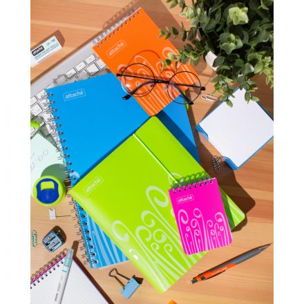 Блокнот Attache Fantasy А5 80 листов розовый в клетку на евроспирали (147х215 мм) Блокнот Attache Fantasy А5 80 листов розовый в клетку на евроспирали (147х215 мм)