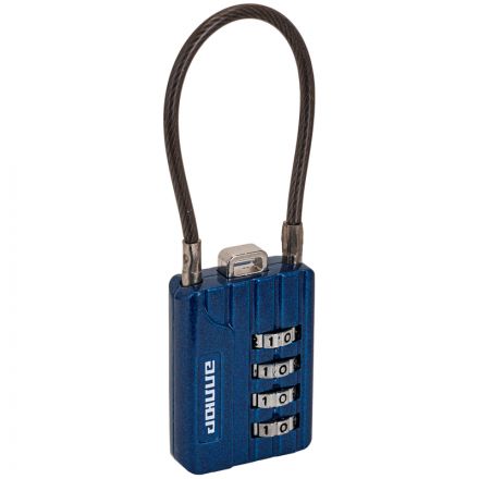 Замок навесной кодовый_УЗК Аллюр ВС1КТ-30/3 (H2) (30xd=3) цинк син.(тросик) Замок навесной кодовый_УЗК Аллюр ВС1КТ-30/3 (H2) (30xd=3) цинк син.(тросик)