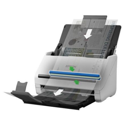 Сканер потоковый EPSON WorkForce DS-530II А4, 35 стр./мин, 1200x1200, ДАПД, B11B261401 Сканер потоковый EPSON WorkForce DS-530II А4, 35 стр./мин, 1200x1200, ДАПД, B11B261401