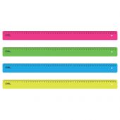 Линейка 50см СТАММ, пластиковая, непрозрачная, неоновые цвета, ассорти Линейка 50см СТАММ, пластиковая, непрозрачная, неоновые цвета, ассорти