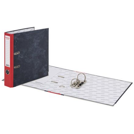 Папка-регистратор ОФИСМАГ, фактура стандарт, с мраморным покрытием, 50 мм, красный корешок, 225587 Папка-регистратор ОФИСМАГ, фактура стандарт, с мраморным покрытием, 50 мм, красный корешок, 225587