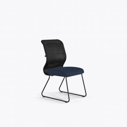 Кресло Sit 8 M4-9 - X2+Bahama /Uh00/Wh12(F57) Черный-Синий