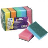 Губки хозяйственные 96x64x27мм 5шт/уп