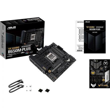 Материнская плата ASUS TUF GAMING B650M-PLUS, AM5, B650, 4xDDR5, mATX Материнская плата ASUS TUF GAMING B650M-PLUS, AM5, B650, 4xDDR5, mATX