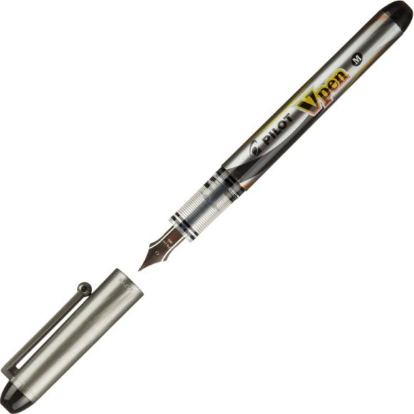 Ручка перьевая PILOT одноразовая SVP-4M V-Pen, черные чернила, 0,4мм
