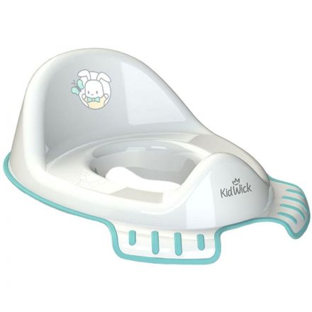 Накладка на унитаз Kidwick МП Флиппер, белый-бирюзовый Накладка на унитаз Kidwick МП Флиппер, белый-бирюзовый