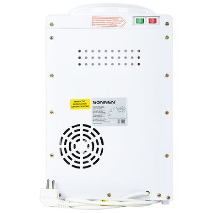 Кулер для воды SONNEN TSE-02WP, настольный, НАГРЕВ/ОХЛАЖДЕНИЕ ЭЛЕКТРОННОЕ, 2 крана, белый, 455622 Кулер для воды SONNEN TSE-02WP, настольный, НАГРЕВ/ОХЛАЖДЕНИЕ ЭЛЕКТРОННОЕ, 2 крана, белый, 455622