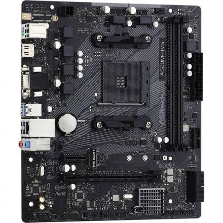 Материнская плата ASROCK A520M-HVS, AM4, A520, 2xDDR4, D-Sub+HDMI