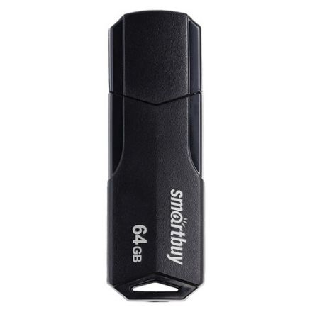 Флеш-диск 64 GB SMARTBUY Clue, USB 2.0, черный, SB64GBCLU-K Флеш-диск 64 GB SMARTBUY Clue, USB 2.0, черный, SB64GBCLU-K