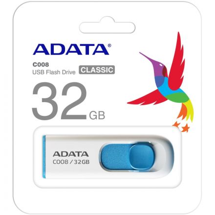 Флеш-память A-DATA C008, 32GB, AC008-32G-RWE Флеш-память A-DATA C008, 32GB, AC008-32G-RWE