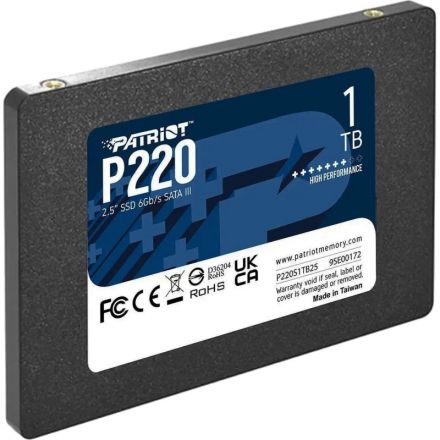 SSD накопитель Patriot P220 1ТБ, 2.5, SATA (P220S1TB25) SSD накопитель Patriot P220 1ТБ, 2.5, SATA (P220S1TB25)