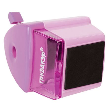 Точилка механическая ПИФАГОР "Домик гнома", металлический механизм, корпус розовый, 270424 Точилка механическая ПИФАГОР "Домик гнома", металлический механизм, корпус розовый, 270424