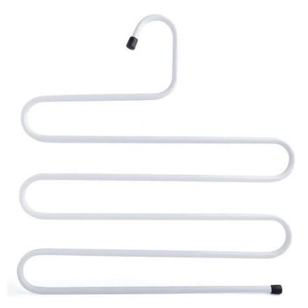 Вешалка для брюк и одежды "ЗМЕЙКА", 5 секций, размер 34х36 см, белая, BRABIX, 608465 Вешалка для брюк и одежды "ЗМЕЙКА", 5 секций, размер 34х36 см, белая, BRABIX, 608465