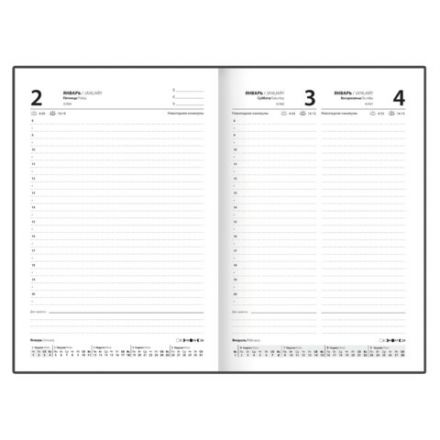 Ежедневник датированный 2026 145х215 мм, А5, STAFF, ламинированная обложка, "Гранаты", 117312