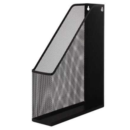 Лоток вертикальный для бумаг BRAUBERG "Germanium" (250х72х315 мм), металлический, черный, 231948 Лоток вертикальный для бумаг BRAUBERG "Germanium" (250х72х315 мм), металлический, черный, 231948