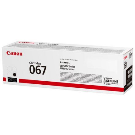 Картридж лазерный CANON (067BK) i-SENSYS LBP631Cw/MF655Cdw и другие, черный, ресурс 1350 стр., ОРИГИНАЛЬНЫЙ, 5102C002