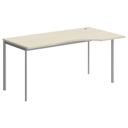Стол эргономичный СА-1S(R) Клен*/Алюминий 1600х900х755 IMAGO-S Стол эргономичный СА-1S(R) Клен*/Алюминий 1600х900х755 IMAGO-S