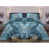 Постельное белье Евро бязь набивная 120г/м2 (нав.50х70 2шт.), Богема бирюза Постельное белье Евро бязь набивная 120г/м2 (нав.50х70 2шт.), Богема бирюза