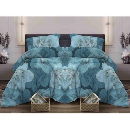 Постельное белье Евро бязь набивная 120г/м2 (нав.50х70 2шт.), Богема бирюза Постельное белье Евро бязь набивная 120г/м2 (нав.50х70 2шт.), Богема бирюза