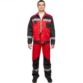 Костюм рабочий летний мужской л21-КБР красн/черн. (р.60-62) 182-188 Костюм рабочий летний мужской л21-КБР красн/черн. (р.60-62) 182-188